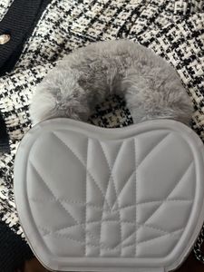 Imported fur Handle Handbag