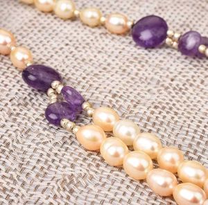 Pearl &amp; Amethyst Necklace