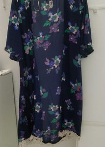 Floral Print Kimono