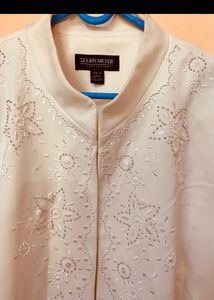 Susan Heaton Ivory Embellished Jacket