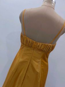 Elegant Yellow Maxi Dress