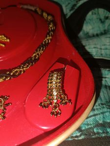 Mangalsutra With Ring And Earrings