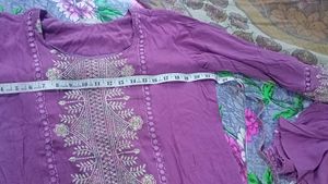 Elegant Purple Kurta Set