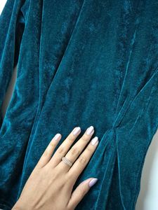 Velvet Bell Sleeve Winterwear Top