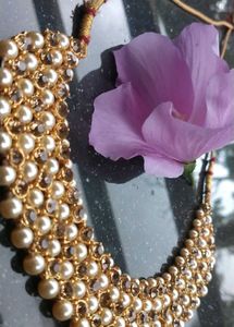 Pearl &amp; Stone Necklace