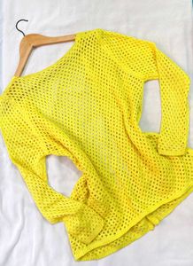 Pinterest Crochet Yellow Shrug B