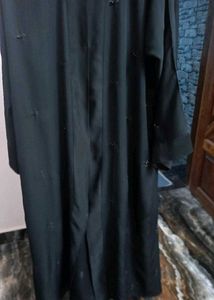 Elegant Black Abaya with Embroidery