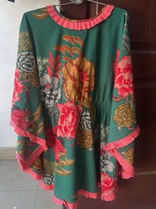 Kaftaan style Floral Print Top