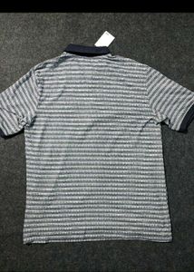 Striped H&amp;M Polo T-Shirt ( Zipper)