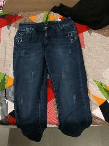 Dark Blue Denim Jeans