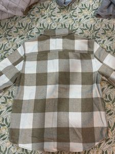 H&amp;M Button Up Fleece Shirt