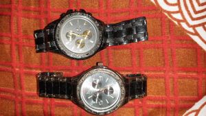 Two Black Fashion Watches