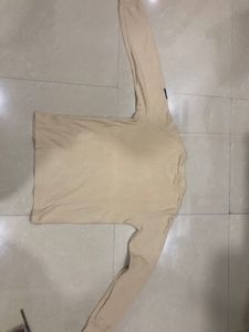 Calvin Klein Long Sleeve Tee - Beige