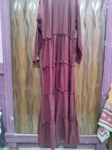 Maroon Abaya 🥀💄🫀