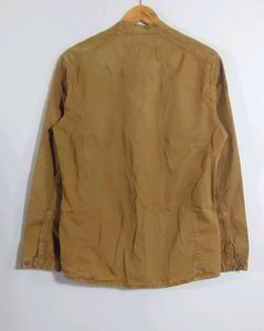 Roadster Men&#39;s  Coffee Brown Cotton Shirt