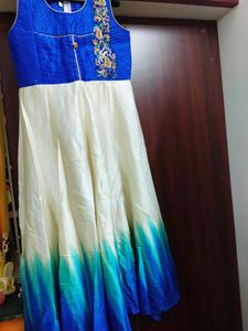 Mixed Colour Dress Heavy Work Dres