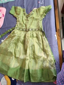 Cute Green Ethnic Dress