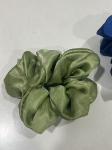 Silk Satin Scrunchies Set of 3