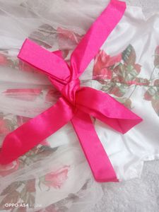 White Floral Frock 6-12 Months
