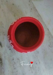 Rangoli On Pot