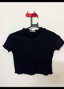 Black Crop Top
