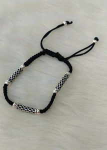 Silver Macrame Bracelet