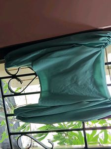 Mint Green Long Sleeve Crop Top