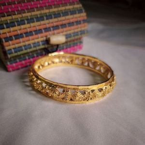 Jade Bracelet + City Gold Bangle
