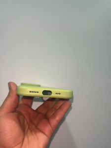 iPhone15 silicon Case - Light Green
