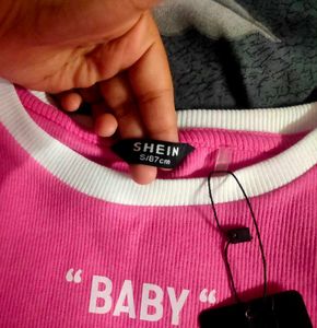 Cute Pink "BABY" Tee