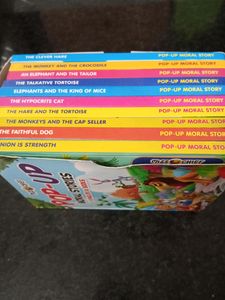 📚10 Books 3D Miss And Chief Moral Stories Pop Up 3d Books