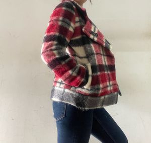 🎀Plaid Wool Blend Coat 🎀