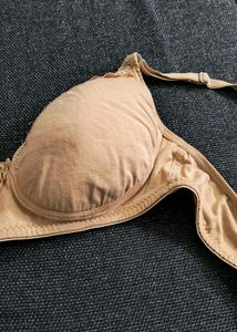 Beige Lightly Padded Bra