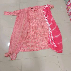 Dhooti Pattern 3pc Dress