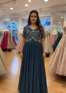 Buy Any Elegant Grey Ethnic Gown