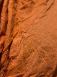 Orange Graphic Tank Top