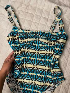 Egypt Print Bodysuit Top