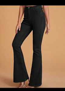 Black Flare Jeans
