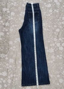Daisy Embroidered Wide Leg Jeans