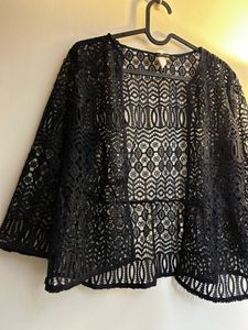 Black Lace Shrug