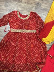 Navratri Special Garara With Short Kurta Dupatta