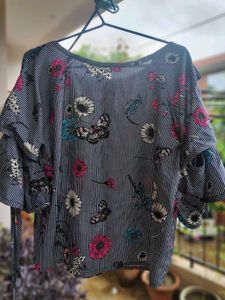 Tokyo Talkies Floral Print Top