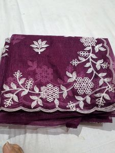 Khianna Organza Silicone Work