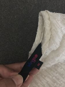 White/cream Dress With frill Detailing