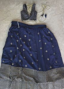 Navy Blue Gorgeous Lehenga Set