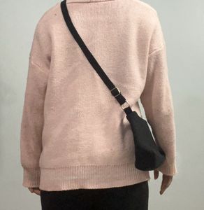 Adjustable Black Strap Sling Bag