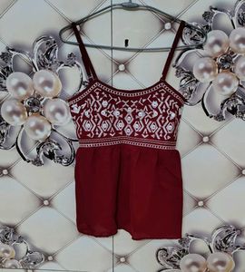 Cami Crop Top With Adjustable Strap