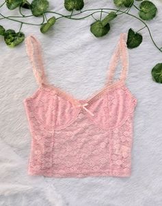 Urbanic Y2k Bustier Sheer Top