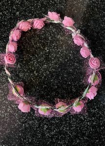 Fabric &amp; Paper Flower Jewellery Set