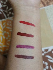 Set Of 4 Liquid Matte Mini Lipsticks